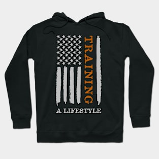 trainging American Flag Hoodie